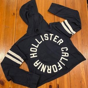 Hollister Crop Tshirt Hoodie